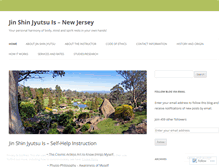 Tablet Screenshot of jinshinjyutsuisnj.net